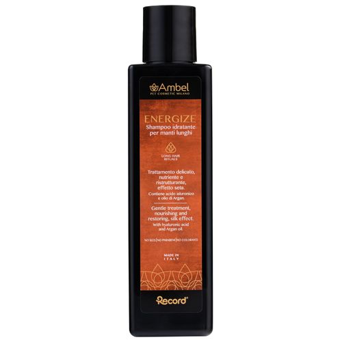 Ambel Energize Shampoo- nawilżający szampon do długiej sierści, z kwasem hialuronowym, koncentrat 1:15