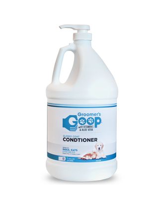 Groomer's Goop Glossy Coat Conditioner - nawilżająca odżywka dla psa i kota, do przetłuszczającej się sierści - 3,8L