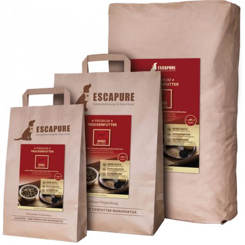 Escapure Premium Rind - wysokiej jakości karma dla psa, wołowina wypiekana w piecu