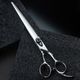 Jargem Strong Straight Scissors - Long Blade Sturdy Grooming Shears With Decorative Screw