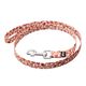 Julius-K9 MoreColor Basic Leash Pink Flowers 120cm - smycz dla psa, taśmowa, wzór w kwiaty