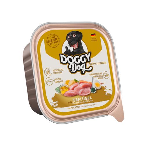Doggy Dog Poultry Puppy/Junior 150g - bezzbożowa mokra karma dla szczeniaka, z drobiem
