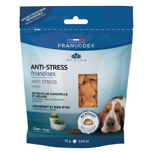 Francodex Anti-Stress Dog Treats 75g - przysmaki uspokajające dla psów