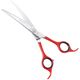 Henbor Red Pet Line Curved Scissors 6,5" - profesjonalne nożyczki do strzyżenia zwierząt, gięte