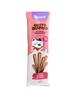 Record Gusto Bueno Tuna Flavored Sticks 40g - smaczki dla kota, pałeczki o smaku tuńczyka
