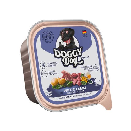 Doggy Dog Venison & Lamb 150g - bezzbożowa mokra karma dla psa, z dziczyzną i jagnięciną