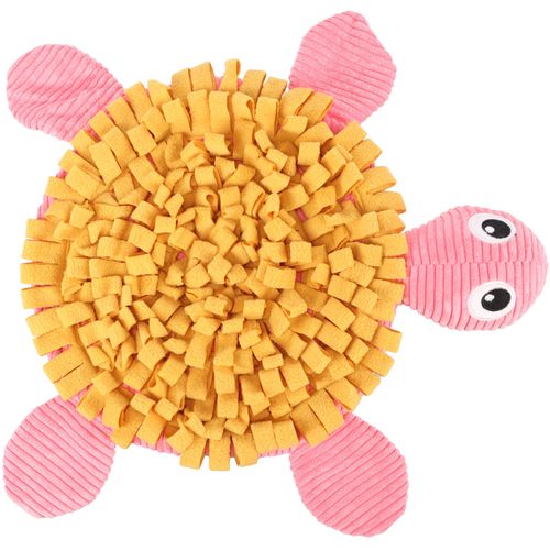 Flamingo Sniffing Carpet Puppy Turtle (38cm) - mata do węszenia dla szczeniaka i małego psa, żółw