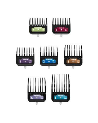 Andis 7-Piece Detachable Blade Attachment Comb Set