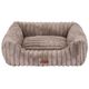 Biglo Cobe Mocca - Comfortable & Soft Corduroy Fleece Sofa Dog Bed, Brownish Grey