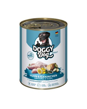 Doggy Dog Chicken & Rabbit - bezzbożowa mokra karma dla psa, kurczakiem i królikiem - 800g