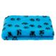 Blovi DryBed B - Non-Slip Pet Bed, Sky-blue with Black Paws