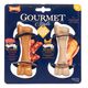 Nylabone Gourmet Strong Chew Toy Bundle Bacon & Chicken - Set of Dog Chews for a Small Dog, Bacon and Chicken Flavour, 2 pcs.