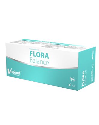 Vetfood Flora Balance - preparat wspierający pracę przewodu pokarmowego psa - 120tab.