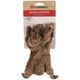 Flamingo Plush Dog Toy Rabbit - szeleszczący, pluszowy królik z piszczałką, brązowy