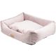 Blovi Bed Velur Love Pink L - Elegant Velour Bed for Dogs and Cats, Rectangular, Misty Rose