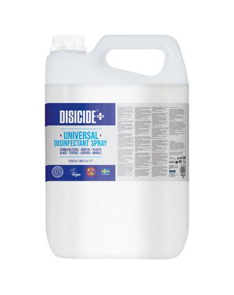 Disicide Plus+ Universal Disinfectant Spray - preparat do czyszczenia i dezynfekcji powierzchni, eliminujący nieprzyjemne zapachy - 5L