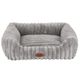 Biglo Cobe Gray - Comfortable & Soft Corduroy Fleece Sofa Dog Bed