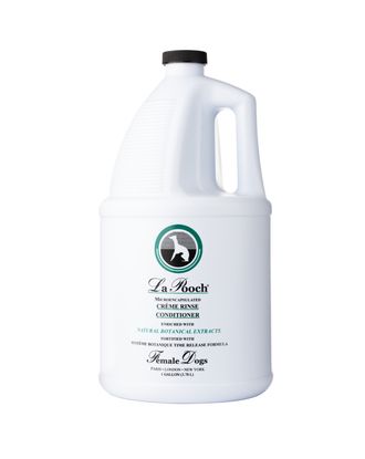 Les Poochs La Creme Rinse Conditioner (damska) - luksusowa, delikatna odżywka dla suczek ras długowłosych, koncentrat 1:4 - 3,8L