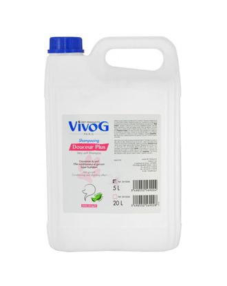 Vivog Douceur Plus Shampoo - szampon nawilżająco-regenerujący dla psa - Pojemność: 5L