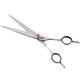 Jargem Straight Scissors - Grooming Shears With Long Blades, Symmetrical Handle & Decorative Screw