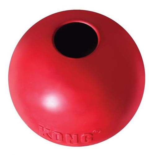 KONG Ball Classic - gumowa, wytrzymała piłka dla psa, z otworem do nadziewania