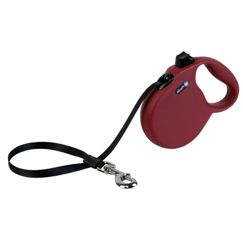 Alcott Wanderer Retractable Leash 5m Red - smycz automatyczna dla psa, czerwona