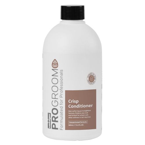 ProGrom Crisp Conditioner 500ml - odżywka do szorstkiej sierści psa i kota, ułatwiająca strzyżenie, koncentrat 1:24