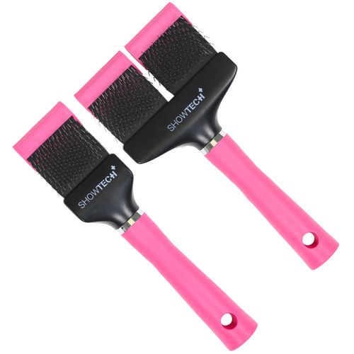 Show Tech Flex Groom Professional Slicker Soft - dwustronna i elastyczna szczotka pudlówka, miękka