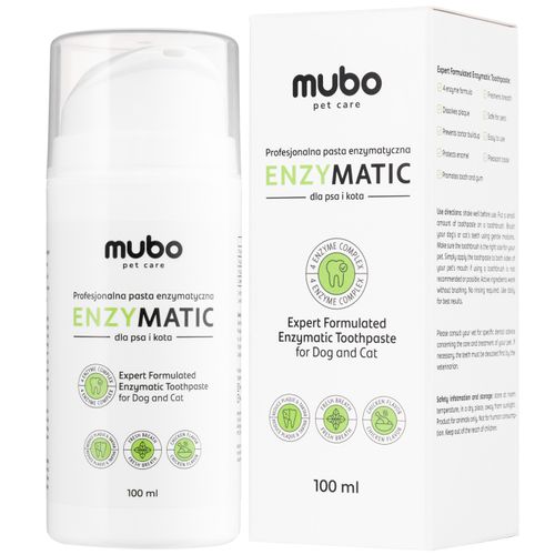 Mubo EnzyMatic Toothpaste 100ml - pasta enzymatyczna dla psa i kota
