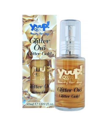 Yuup! Fashion Glitter Gold - Perfumed Coat Brightener With Gold Sparkles