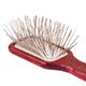 Blovi Red Wood Pin Brush - Rectangular, Wooden with Long 30mm Metal Pins