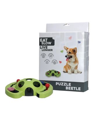 Eat Slow Live Longer Puzzle Beetle - zabawka dla psa na inteligencję, żuk