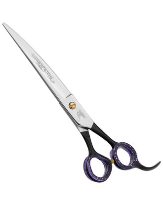 P&W Blacksmith Curved Scissors - najwyższej jakości, profesjonalne nożyczki z szerokimi ostrzami, gięte