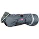 Perus Pomppa for Harness Graphite - kurtka zimowa dla psa, z otworem na szelki, szara