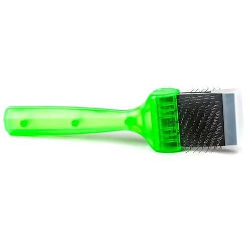 お手入れ・トリミング用品 Activet Pro Soft / Green ActiVet Pro Brush Soft Green - Soft, Double-Sided and Flexible