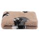 Blovi DryBed A+ - Non-Slip Pet Bed, Beige with Sheep