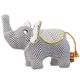 Resploot Cuddlers Elephant - maskotka dla psa, słoń z materiałów z recyklingu, z piszczałką