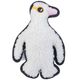 Resploot Tuffles Penguin - wytrzymała zabawka dla psa, pingwin z materiałów z recyklingu, z piszczałką