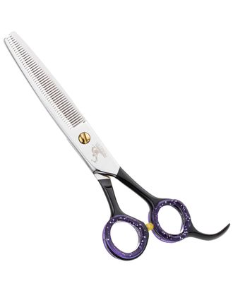 P&W The BlackSmith Thinning Scissorss 6,5" - najwyższej jakości, profesjonalne degażówki jednostronne, 48 ząbków