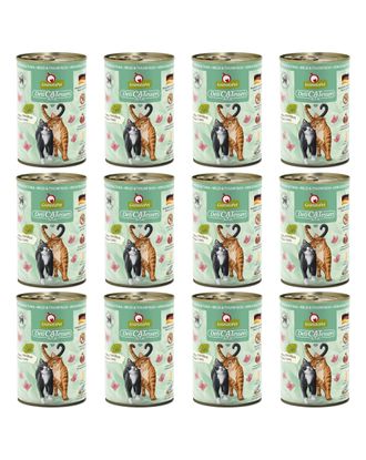 GranataPet DeliCatessen Venison &amp; Tuna - bezzbożowa mokra karma dla kota, dziczyzna i tuńczyk - 12x 400g