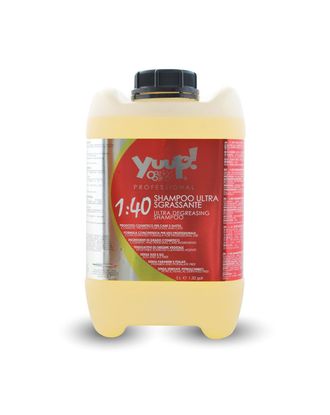 Yuup! Professional Ultra Degreasing Shampoo - odtłuszczający szampon dla psa, dogłębnie myjący, koncentrat 1:40 - Pojemność: 5L