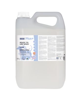 Disicide Plus+ Ready To Use Spray Refill - preparat do czyszczenia i dezynfekcji powierzchni, eliminujący nieprzyjemne zapachy - 5L