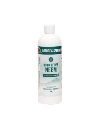 Nature's Specialties Quick Relief Shampoo - leczniczy szampon dla psa i kota, z olejkiem neem, koncentrat 1:8 - 473ml