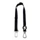 Dashi Solid Black Seat Belt - smycz do auta, pasy dla psa