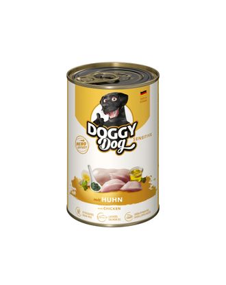 Doggy Dog Chicken Sensitive - bezzbożowa mokra karma dla psa, z kurczakiem - 400g