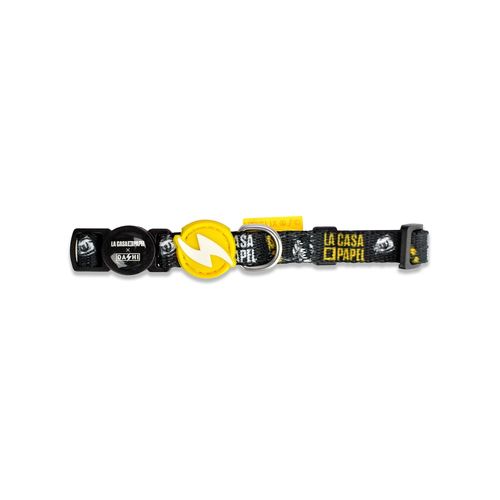 Dashi La Casa De Papel Golden Cat Collar - obroża dla kota, motyw z serialu Dom z Papieru, czarna