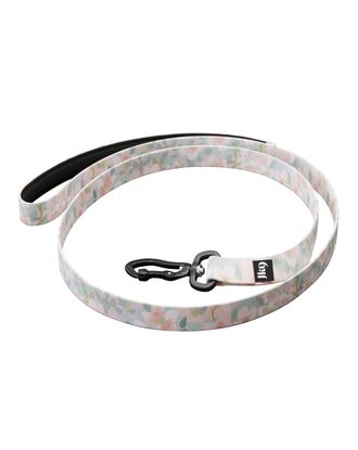 Julius-K9 MoreColor Leash Pretty 120cm - smycz taśmowa dla psa, neoprenowy uchwyt, kwiatowy wzór