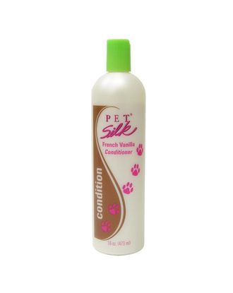 Pet Silk French Vanilla Conditioner 473ml - nawilżająca odżywka do skóry wrażliwej psa i kota, o zapachu wanilii, koncentrat 1:16