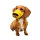 Artero Silicone Muzzle Cover Yellow - wygodny, regulowany, silikonowy kaganiec dla psa, żółty