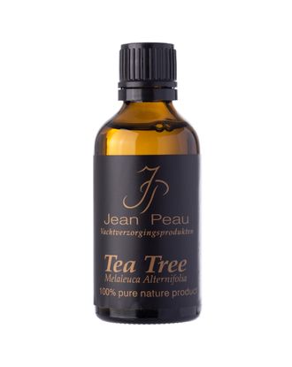 Jean Peau Tea Tree Oil - w 100% naturalny olejek z drzewa herbacianego, przeciwgrzybiczny, przeciwbakteryjny i przeciwzapalny - 50ml